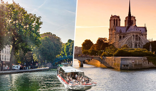 The best of two worlds, from the Canal Saint Martin to the Seine